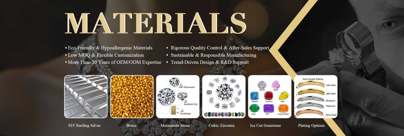 925 स्टर्लिंग चांदी के आभूषण