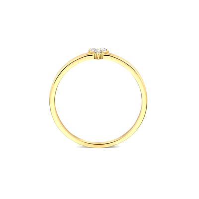 925 स्टर्लिंग सिल्वर गोल्ड प्लेटेड CZ महिलाओं के लिए लोटस रिंग