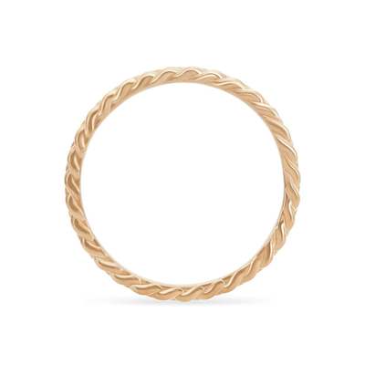 Waterproof 18K Gold Plated 925 Sterling Silver Fashion Stacking Leaf Ring for Unisex